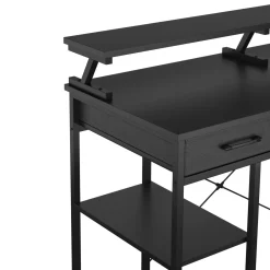 Schreibtisch TAVREN 120 x 50 x 90 cm schwarz