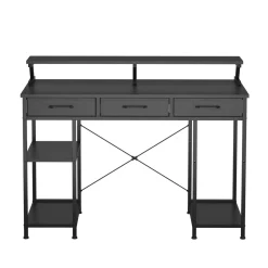 Schreibtisch TAVREN 120 x 50 x 90 cm schwarz