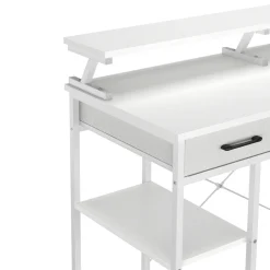 Schreibtisch TAVREN 120 x 50 x 90 cm weiss