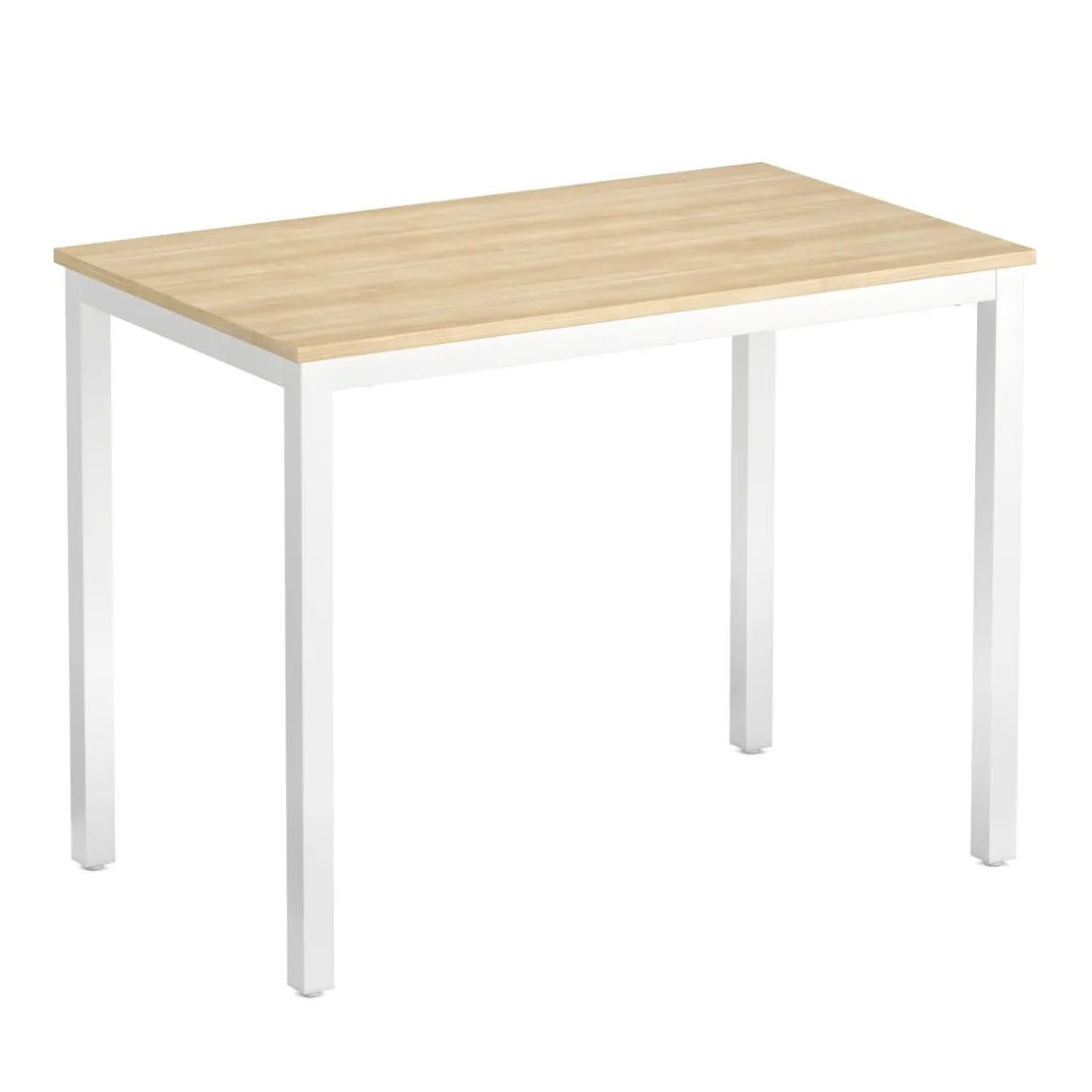 Schreibtisch THEO 100 x 60 x 75 cm braun/weiss