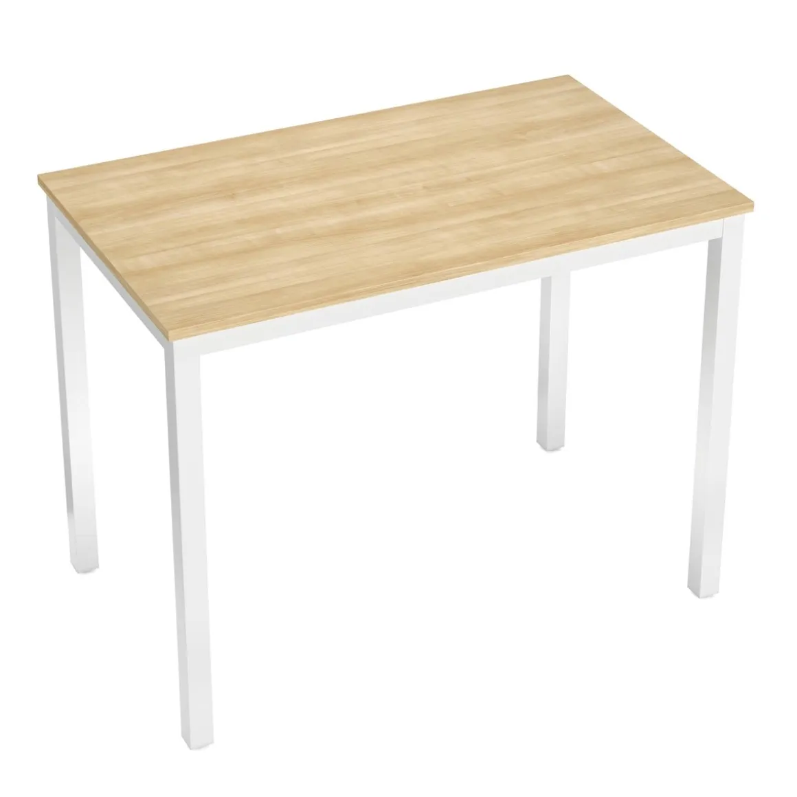 Schreibtisch THEO 100 x 60 x 75 cm braun/weiss