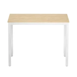 Schreibtisch THEO 100 x 60 x 75 cm braun/weiss