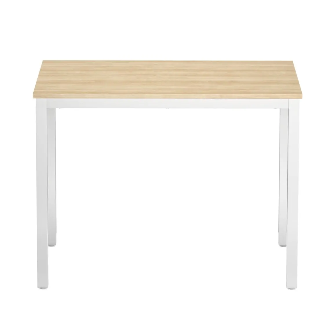 Schreibtisch THEO 100 x 60 x 75 cm braun/weiss