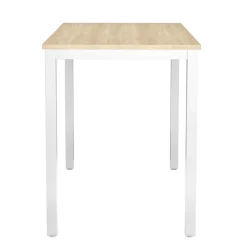 Schreibtisch THEO 100 x 60 x 75 cm braun/weiss