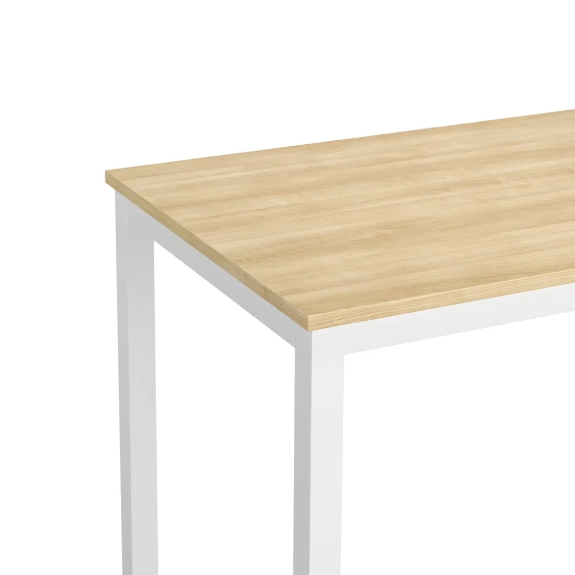 Schreibtisch THEO 100 x 60 x 75 cm braun/weiss