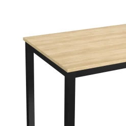 Schreibtisch THEO 100 x 60 x 75 cm braun/schwarz