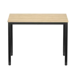 Schreibtisch THEO 100 x 60 x 75 cm braun/schwarz