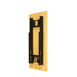 Schreibtisch TIFOL 120 x 60 x 76 cm braun/schwarz