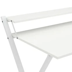 Schreibtisch TORSTEN klappbar 80 x 62 x 82 cm weiss
