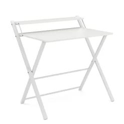 Schreibtisch TORSTEN klappbar 80 x 62 x 82 cm weiss