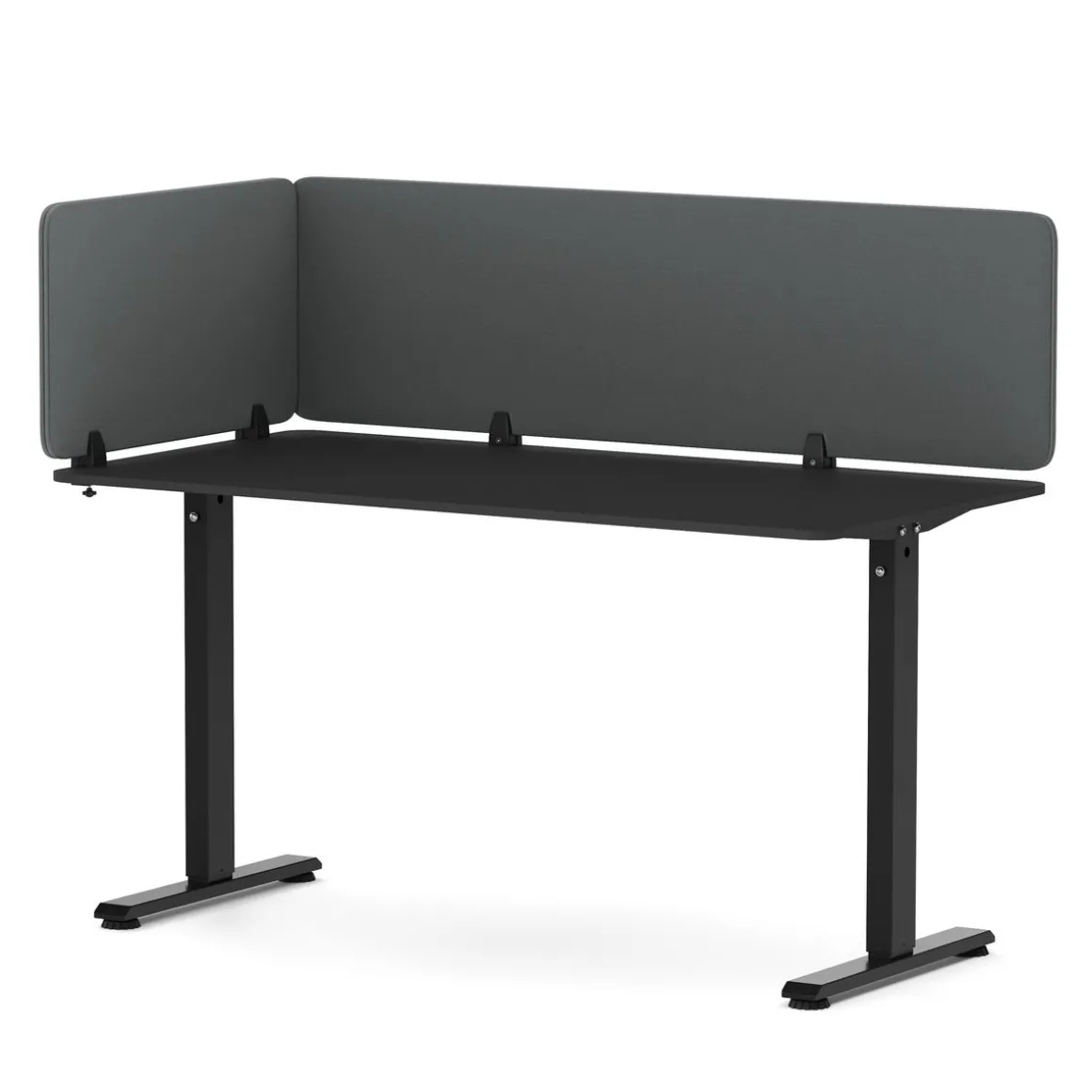 Schreibtisch Trennwand 140 x 40 cm grau