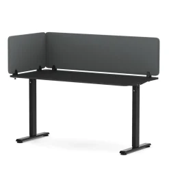Schreibtisch Trennwand 70 x 40 cm grau