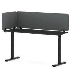 Schreibtisch Trennwand 60 x 40 cm grau