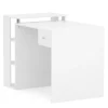 Schreibtisch URSULA mit Stauraum 101 x 60 x 76 cm weiss