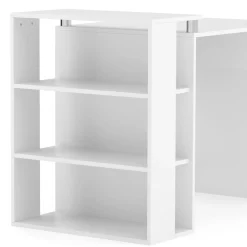 Schreibtisch URSULA mit Stauraum 101 x 60 x 76 cm weiss