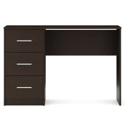 Schreibtisch VEGA mit Schubladen 110 x 50 x 74 cm dunkelbraun