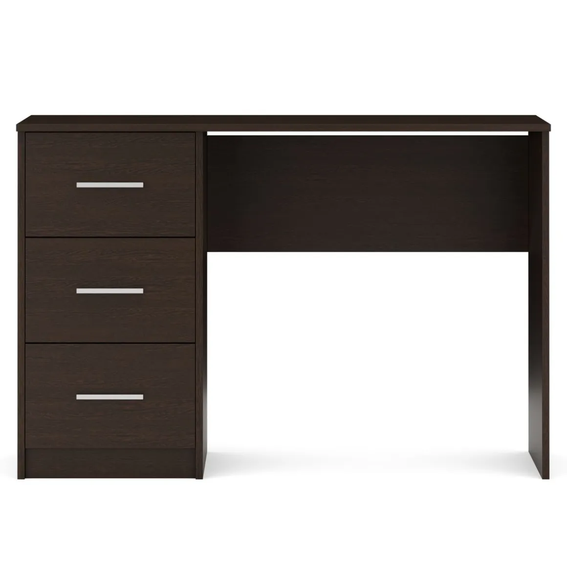 Schreibtisch VEGA mit Schubladen 110 x 50 x 74 cm dunkelbraun