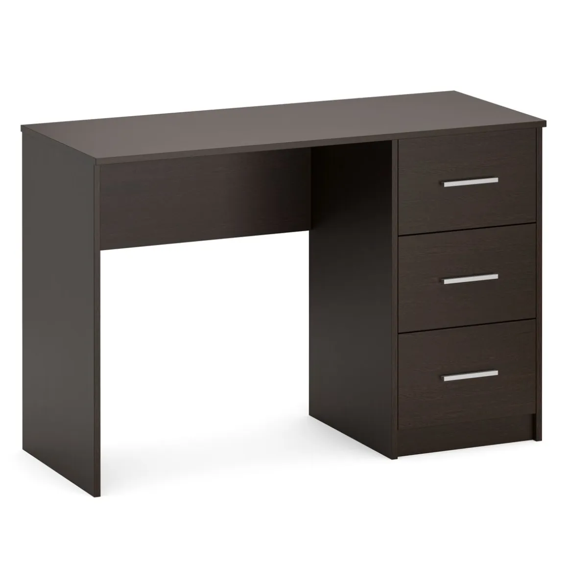 Schreibtisch VEGA mit Schubladen 110 x 50 x 74 cm dunkelbraun