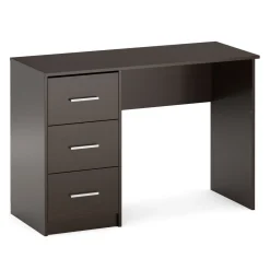 Schreibtisch VEGA mit Schubladen 110 x 50 x 74 cm dunkelbraun