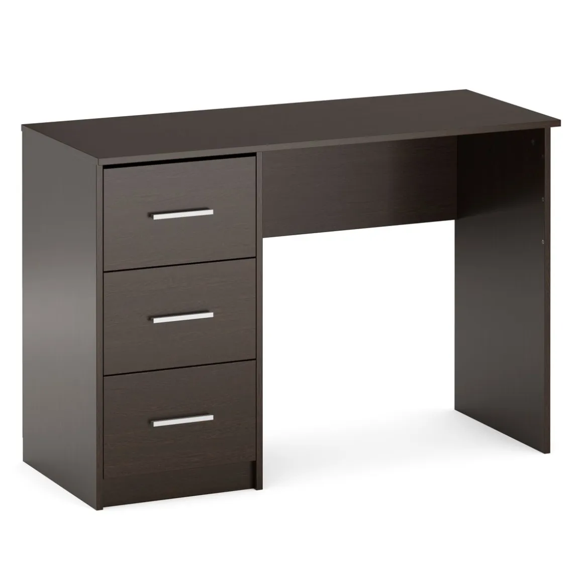Schreibtisch VEGA mit Schubladen 110 x 50 x 74 cm dunkelbraun
