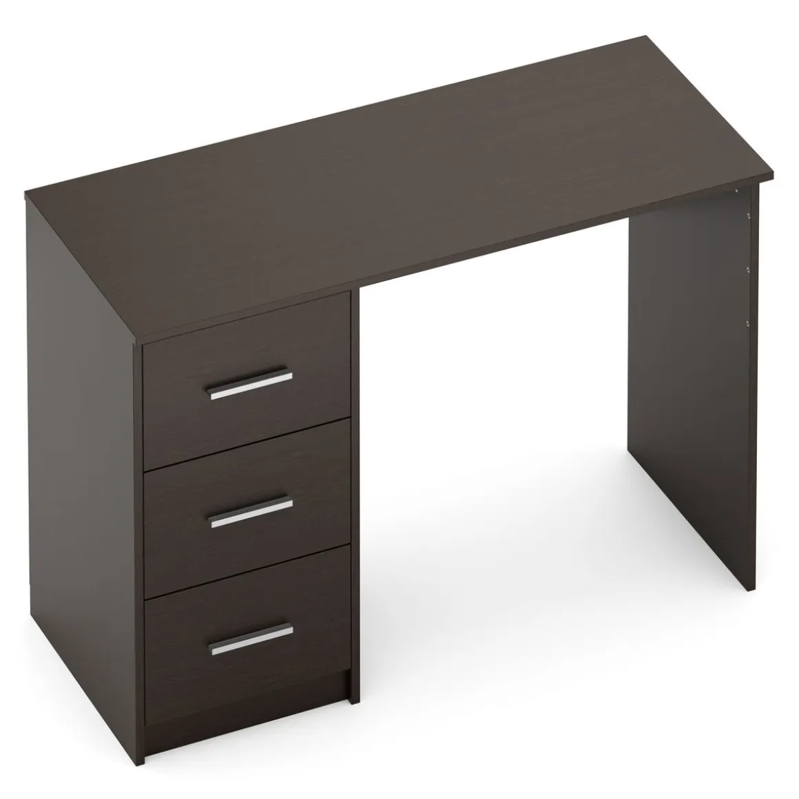 Schreibtisch VEGA mit Schubladen 110 x 50 x 74 cm dunkelbraun