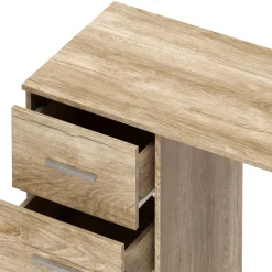 Schreibtisch VEGA mit Schubladen 110 x 50 x 74 cm hellbraun