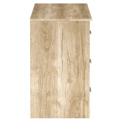 Schreibtisch VEGA mit Schubladen 110 x 50 x 74 cm hellbraun