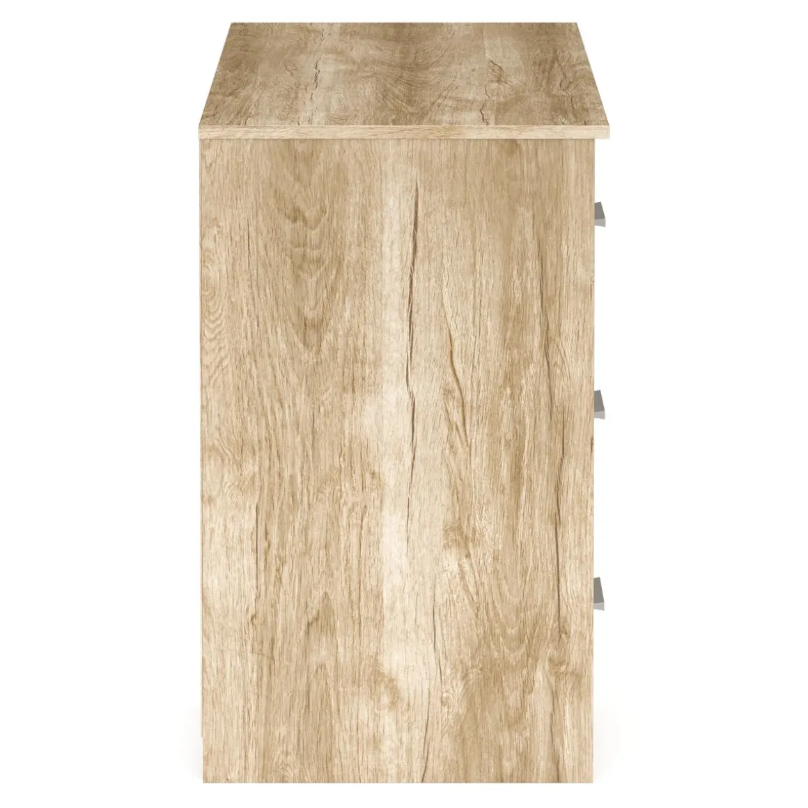Schreibtisch VEGA mit Schubladen 110 x 50 x 74 cm hellbraun