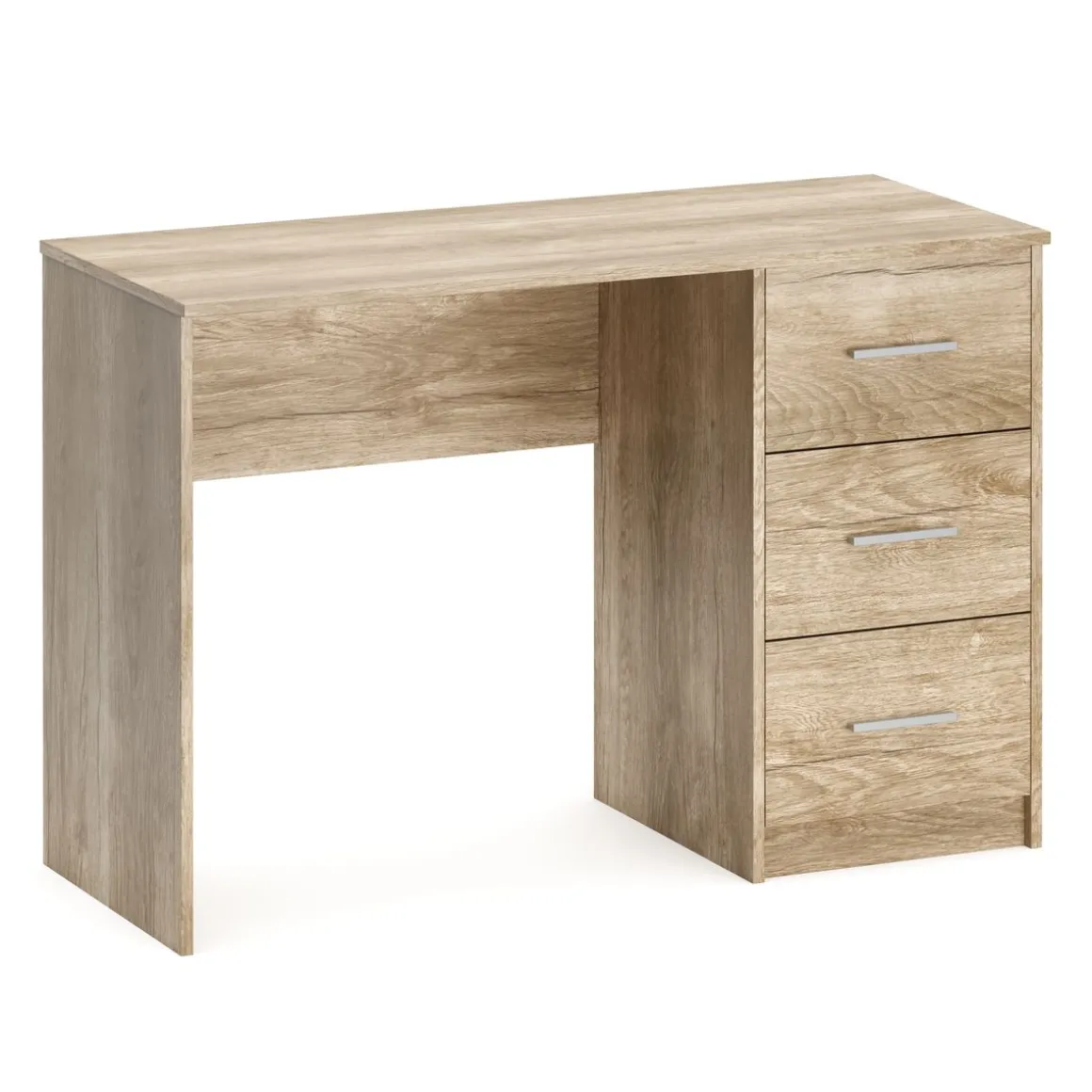 Schreibtisch VEGA mit Schubladen 110 x 50 x 74 cm hellbraun