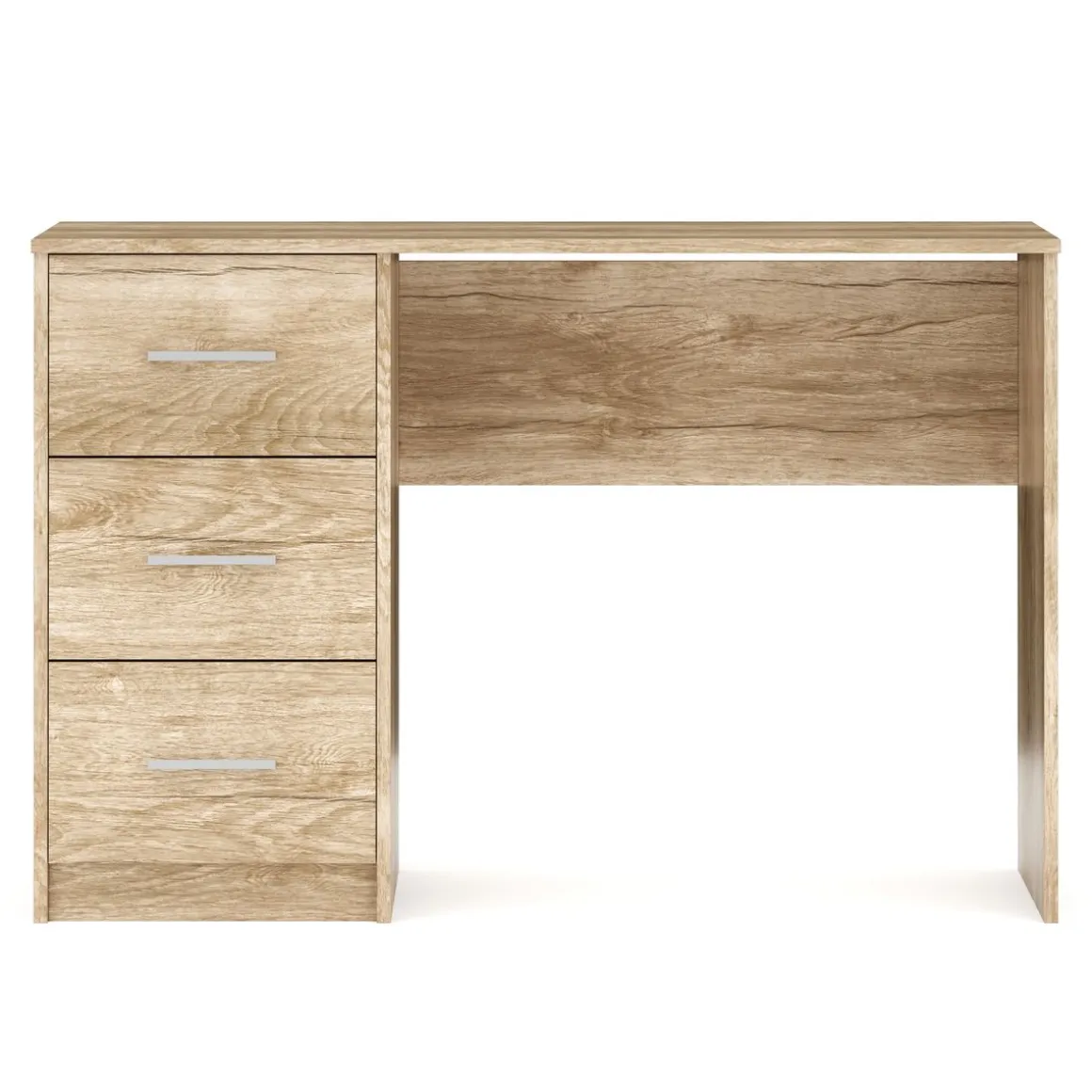 Schreibtisch VEGA mit Schubladen 110 x 50 x 74 cm hellbraun