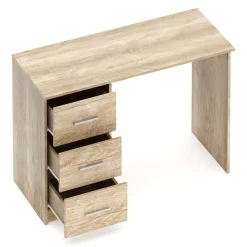 Schreibtisch VEGA mit Schubladen 110 x 50 x 74 cm hellbraun