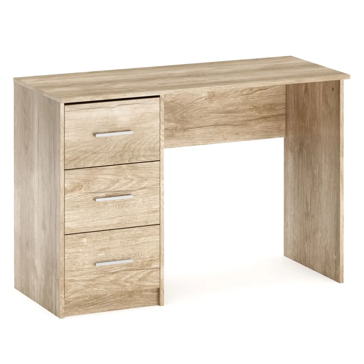 Schreibtisch VEGA mit Schubladen 110 x 50 x 74 cm hellbraun