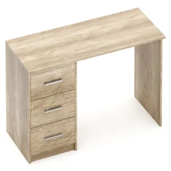 Schreibtisch VEGA mit Schubladen 110 x 50 x 74 cm hellbraun