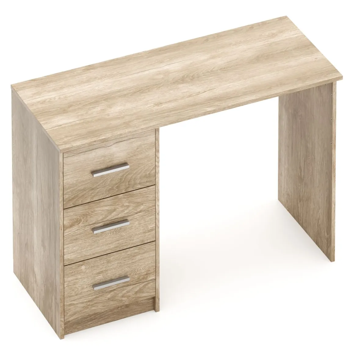 Schreibtisch VEGA mit Schubladen 110 x 50 x 74 cm hellbraun