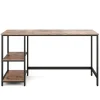 Schreibtisch Vintage BONITA mit Regal 140 x 60 x 75 cm
