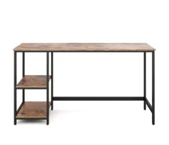 Schreibtisch Vintage BONITA mit Regal 140 x 60 x 75 cm