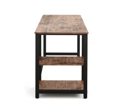 Schreibtisch Vintage BONITA mit Regal 140 x 60 x 75 cm