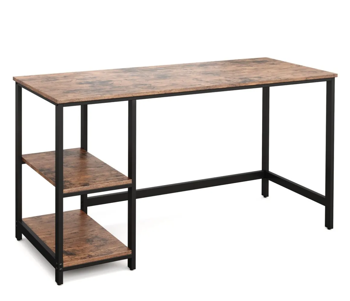 Schreibtisch Vintage BONITA mit Regal 140 x 60 x 75 cm