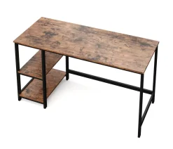 Schreibtisch Vintage BONITA mit Regal 140 x 60 x 75 cm