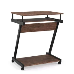 Schreibtisch Vintage BONITA auf Rollen mit Tastaturauszug 60 x 48 x 73 cm
