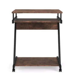 Schreibtisch Vintage BONITA auf Rollen mit Tastaturauszug 60 x 48 x 73 cm