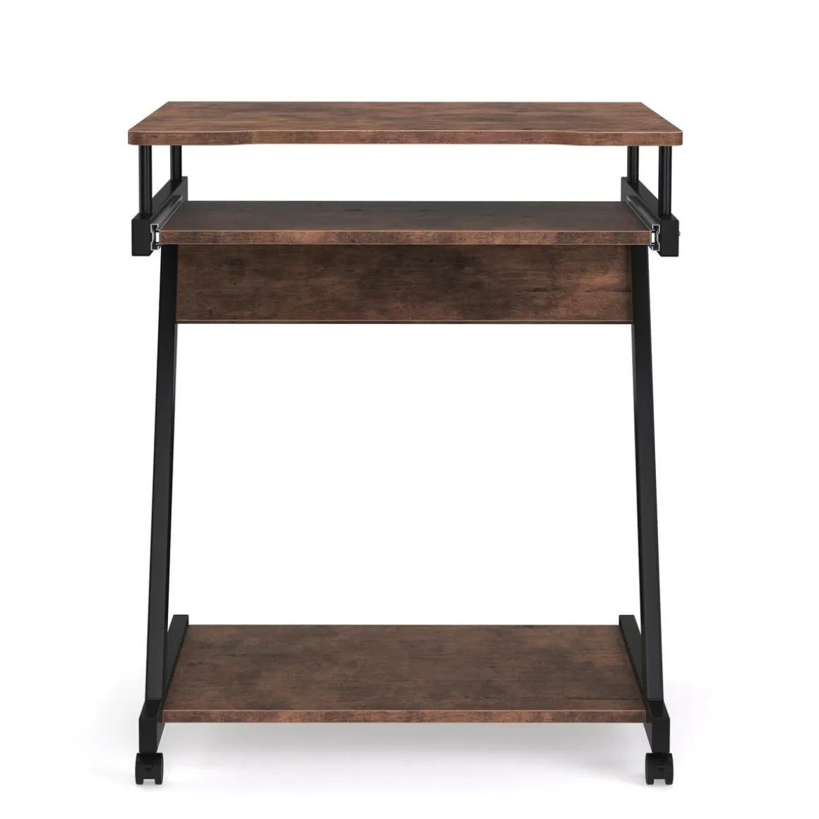 Schreibtisch Vintage BONITA auf Rollen mit Tastaturauszug 60 x 48 x 73 cm
