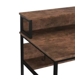 Schreibtisch Vintage BONITA mit erhöhter Ablage 120 x 60 x 91 cm