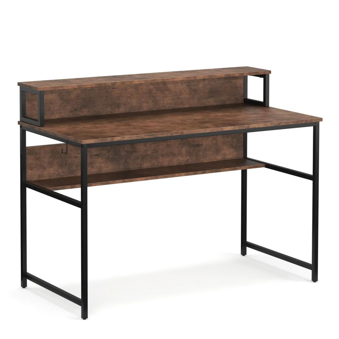Schreibtisch Vintage BONITA mit erhöhter Ablage 120 x 60 x 91 cm