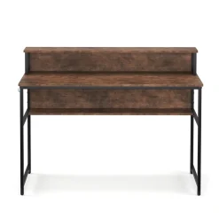 Schreibtisch Vintage BONITA mit erhöhter Ablage 120 x 60 x 91 cm
