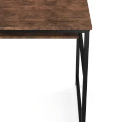 Schreibtisch Vintage BONITA mit erhöhter Ablage 120 x 60 x 91 cm