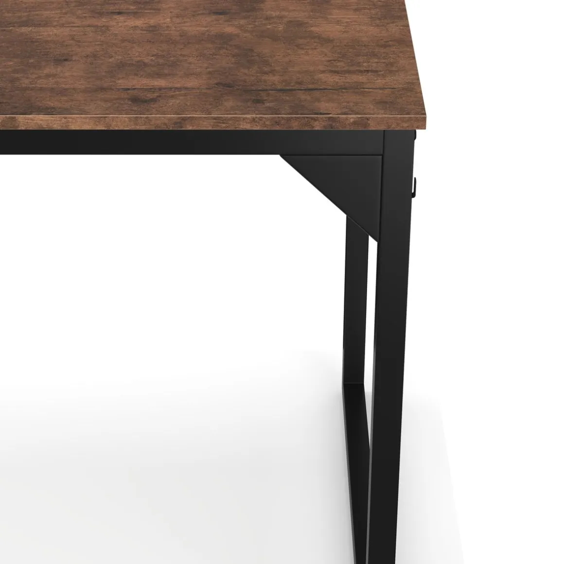 Schreibtisch Vintage BONITA mit 8 Haken 120 x 60 x 75 cm