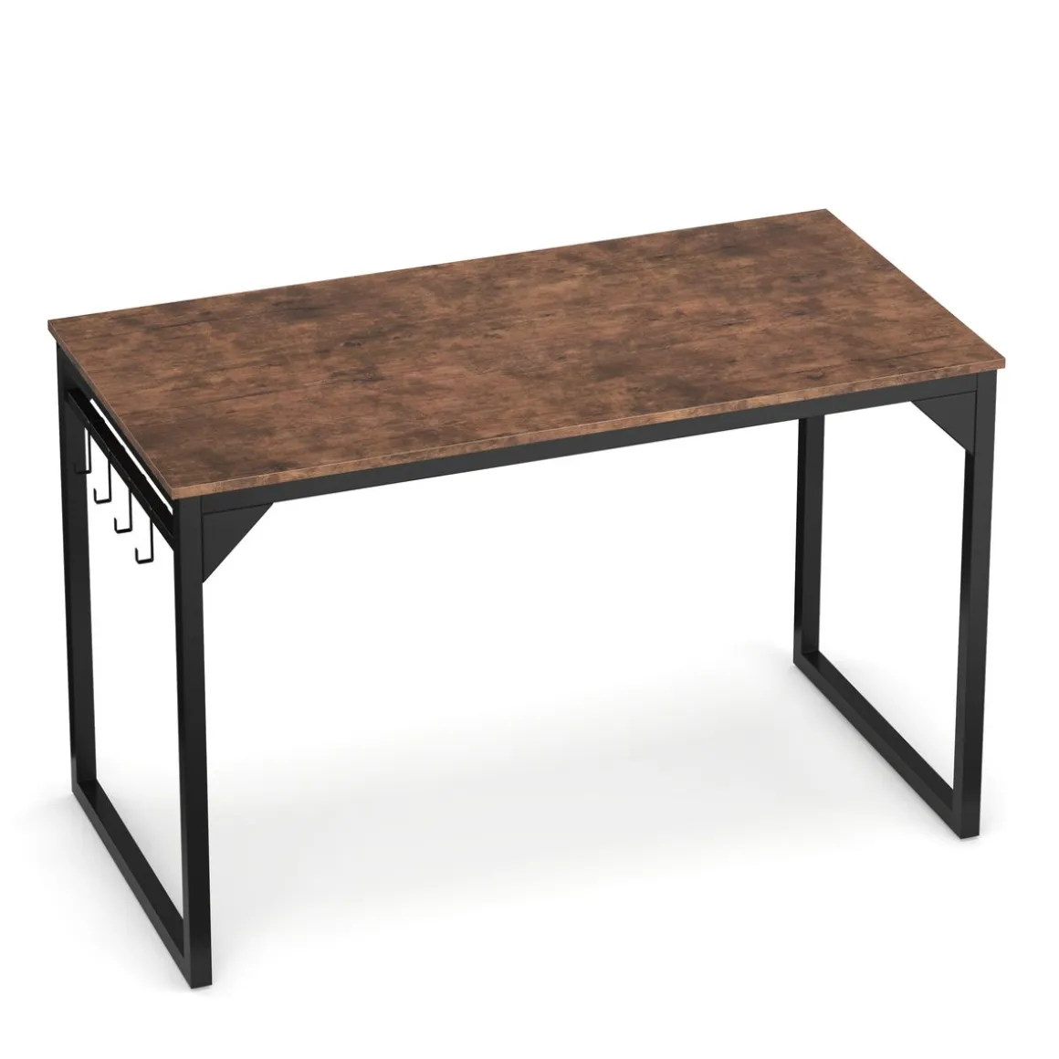 Schreibtisch Vintage BONITA mit 8 Haken 120 x 60 x 75 cm