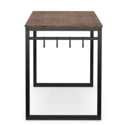 Schreibtisch Vintage BONITA mit 8 Haken 120 x 60 x 75 cm