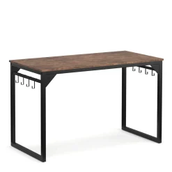 Schreibtisch Vintage BONITA mit 8 Haken 120 x 60 x 75 cm